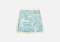 Dior 544J14A5008,Dior Diorivera straight miniskirt,Dior Diorivera green miniskirt,Diorivera green skirt,Diorivera green minis