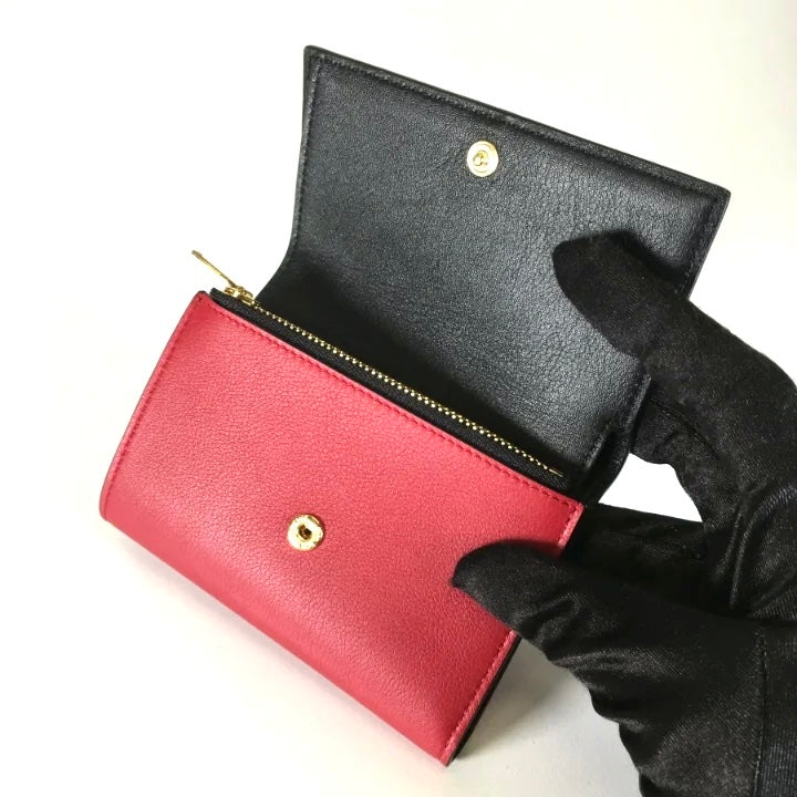 Loewe Spirited Away Noface Kaonasi Red Leather Wallet,Loewe kaonashi wallet,Loewe studio ghibli spirited away kaonashi wallet