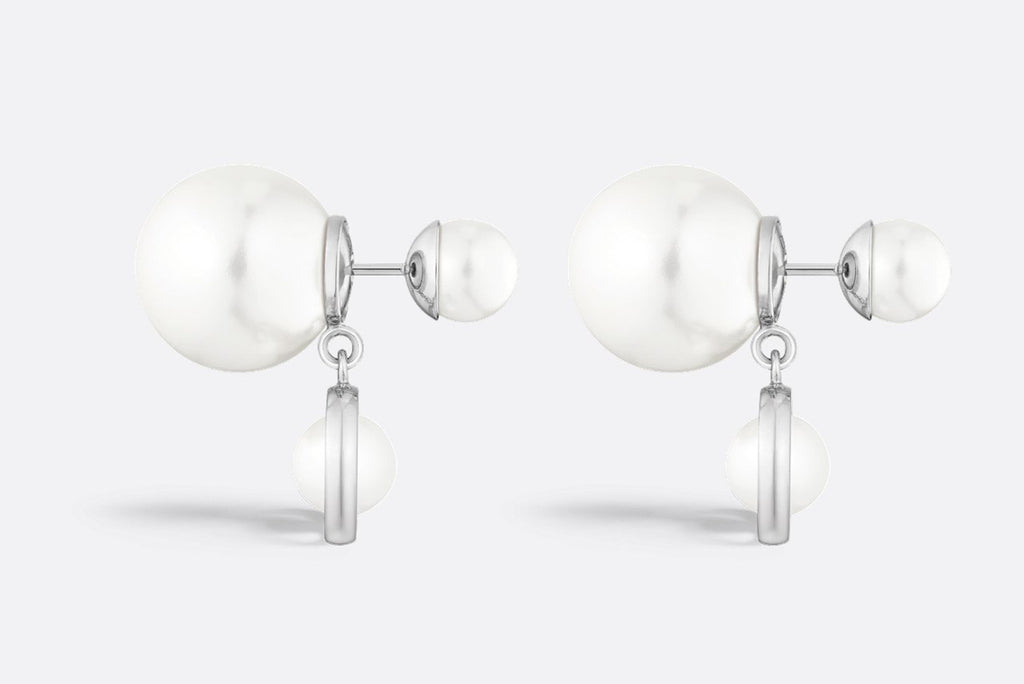 Dior tribales earrings, Dior pearls earrings,Dior CD signature pearls earrings,Dior CD signature gold earrings, Dior CD signa