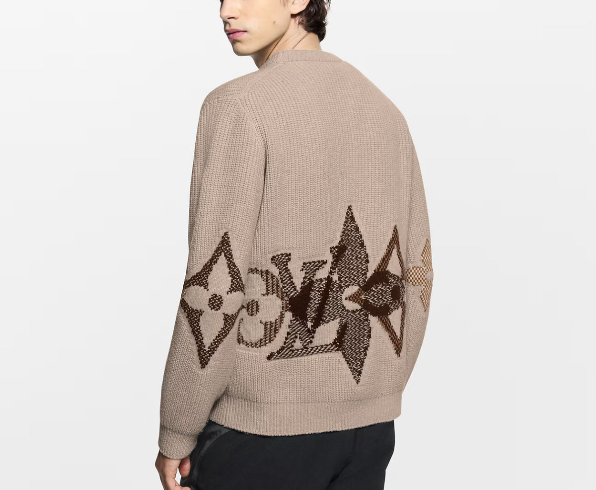 Winniemodo,Winniemodony,Louis Vuitton 1AJBVT,LV 1AJBVT,Louis Vuitton knit crewneck sweater,LV knit sweater,Louis Vuitton wool