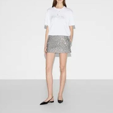 Winniemodo,Winniemodony,Gucci 813616,Gucci t-shirt white,Gucci t-shirt crystal logo,Gucci tee crystal,Gucci tee white,Gucci t