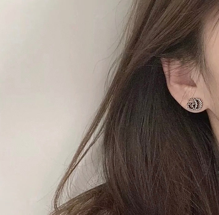 GUCCI DOUBLE G EARRINGS IN STERLING SILVER,gucci online shop, gucci on sale, gucci outlet,gucci earring,GUCCI, gucci women's