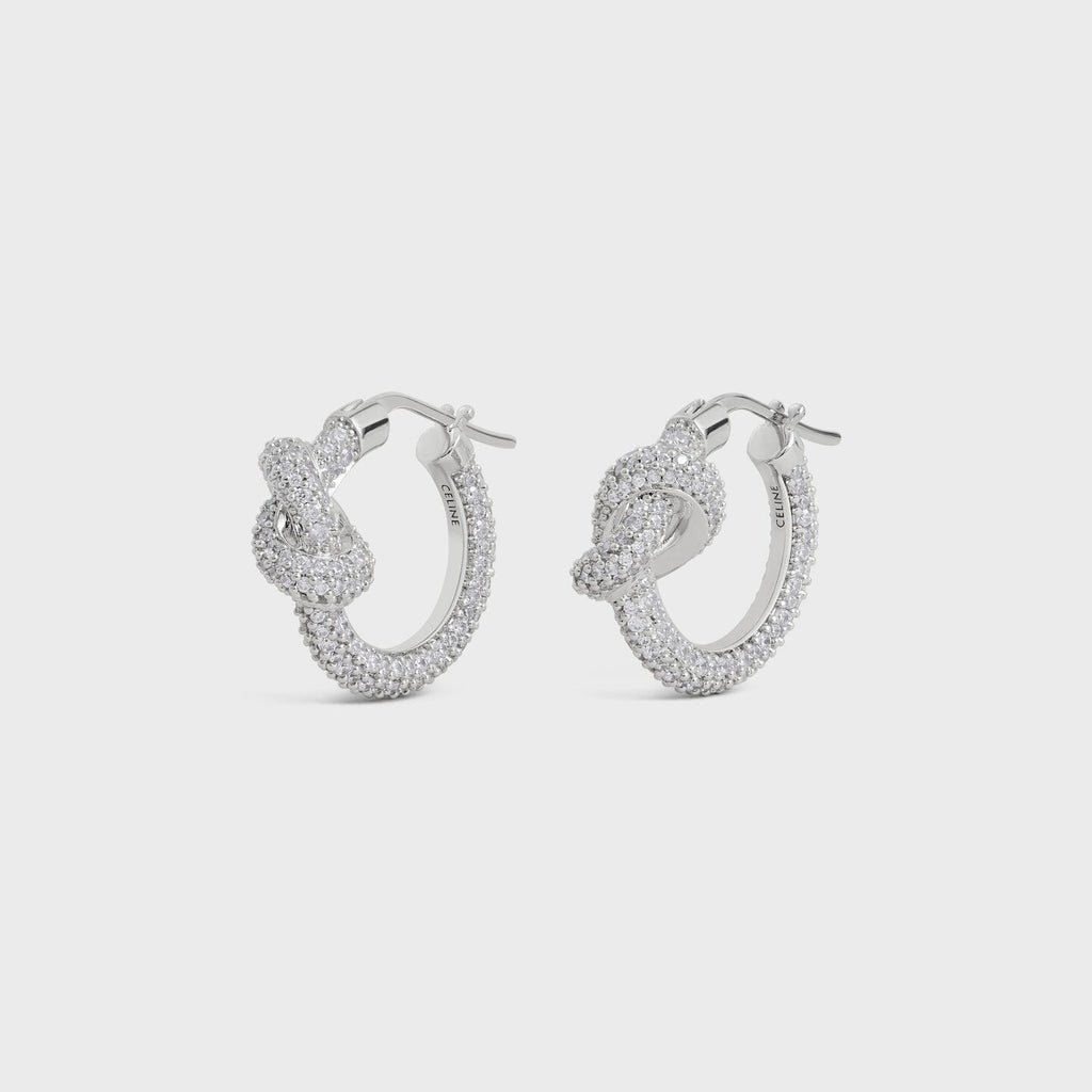 Winniemodo,Winniemodony,Celine 461PO6BCZ,Celine knot earrings,Celine knot earrings crystal,Celine earrings,Celine earrings sa