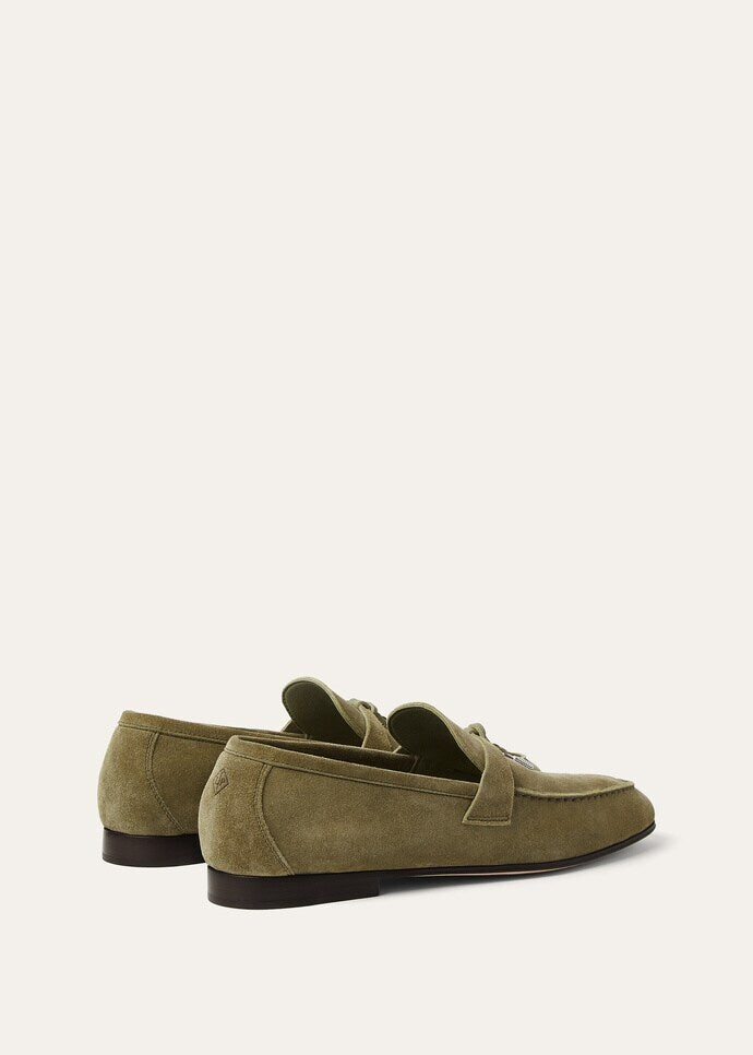 Winniemodo,Winniemodony,Loro Piana FAQ9903,Loro Piana loafer women,Loro Piana Joan,Loro Piana loafer green,Loro Piana loafer