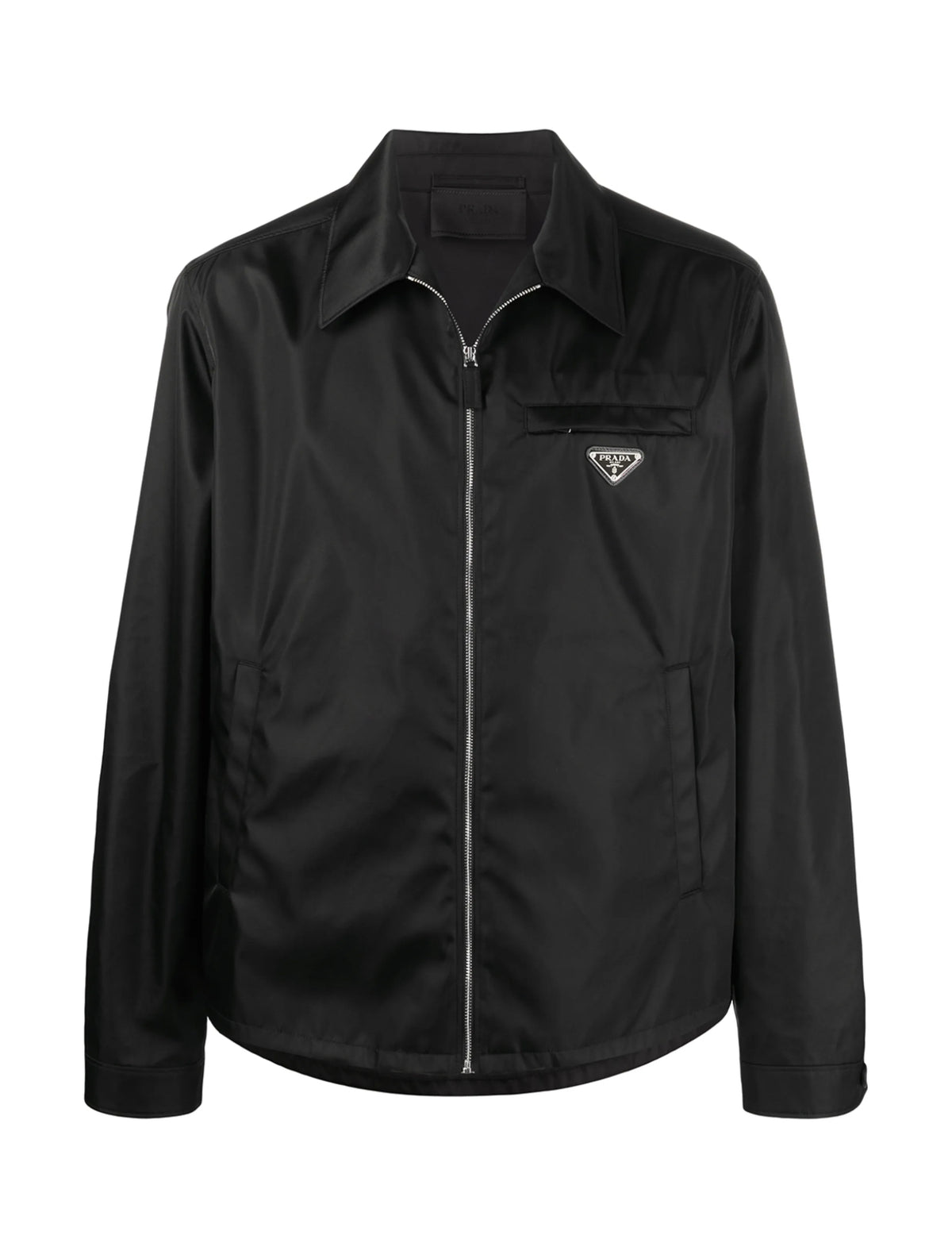 Prada SGB684S2111WQ8,Prada re-nylon jacket,Prada re-nylon black jacket,Prada black jacket,Prada black zip up jacket,Prada jac
