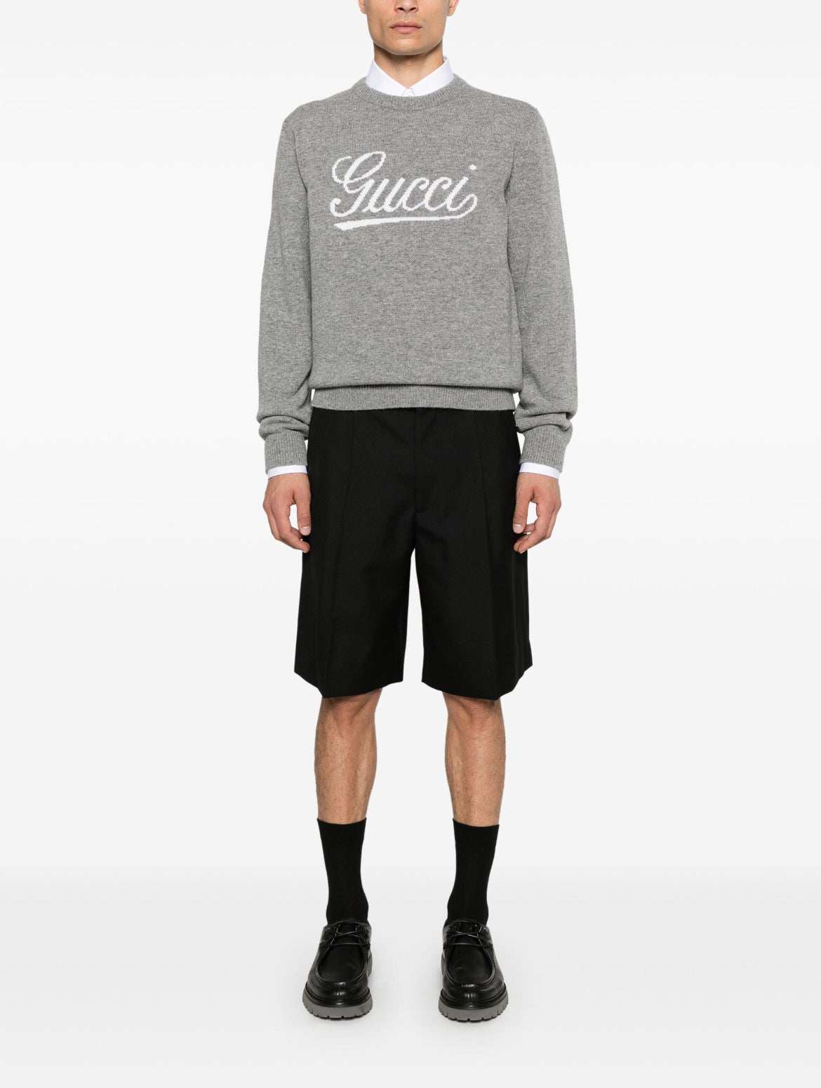 Gucci intarsia knit logo sweater,Gucci 795347XKD74,Gucci knitwear sweater on sale,Gucci knitwear authenticity,Gucci knitwear