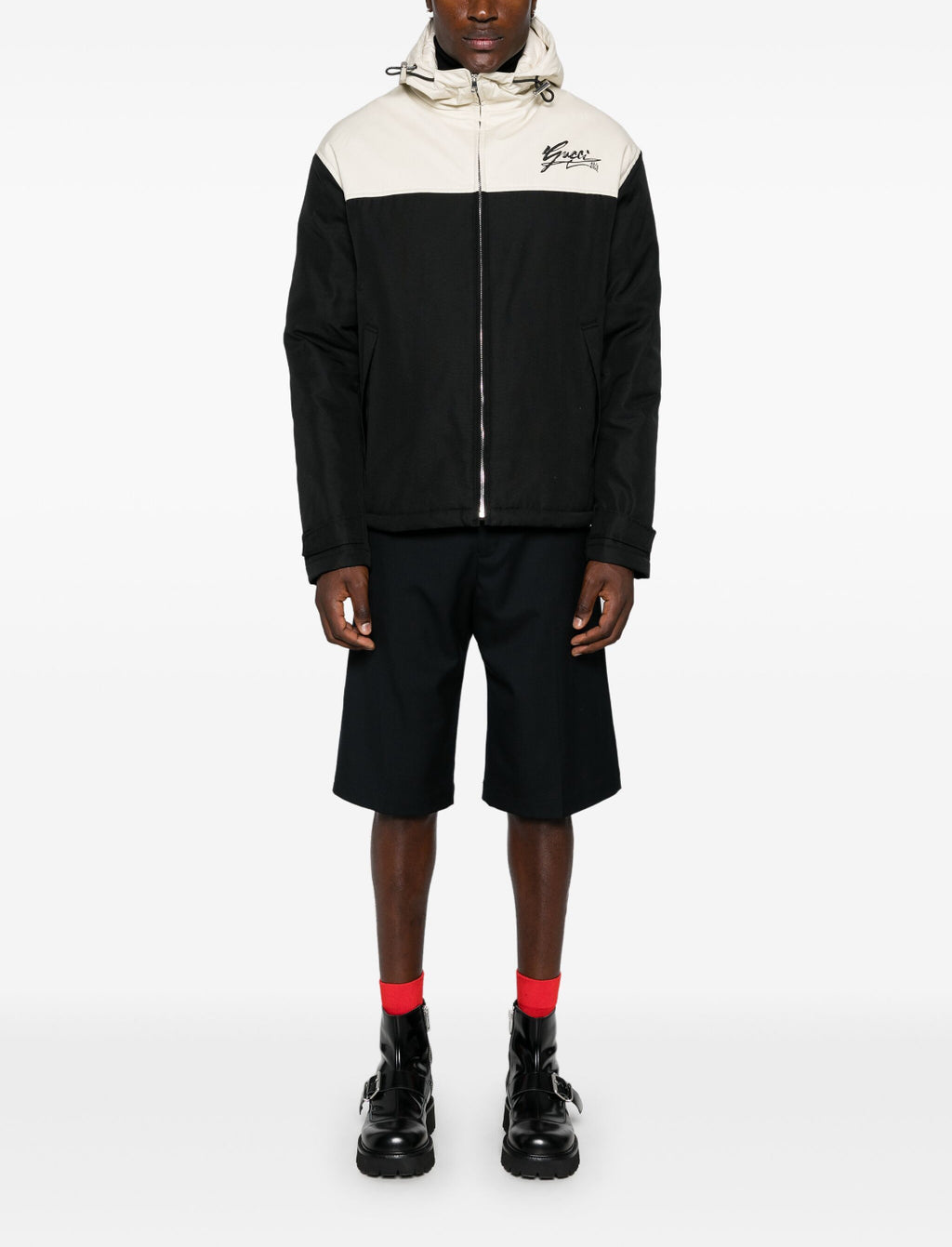 Gucci 787197ZARAK,Gucci hooded jacket,Gucci jacket,Gucci jacket outlet,Gucci GG jacket,Gucci jacket on sale,Gucci jacket auth