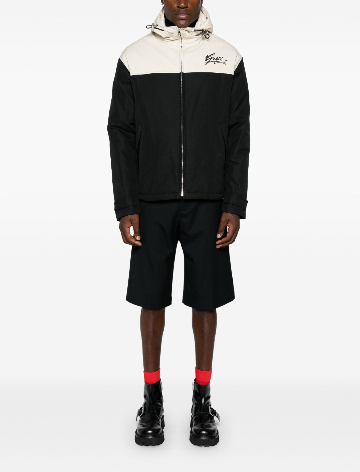 Gucci 787197ZARAK,Gucci hooded jacket,Gucci jacket,Gucci jacket outlet,Gucci GG jacket,Gucci jacket on sale,Gucci jacket auth