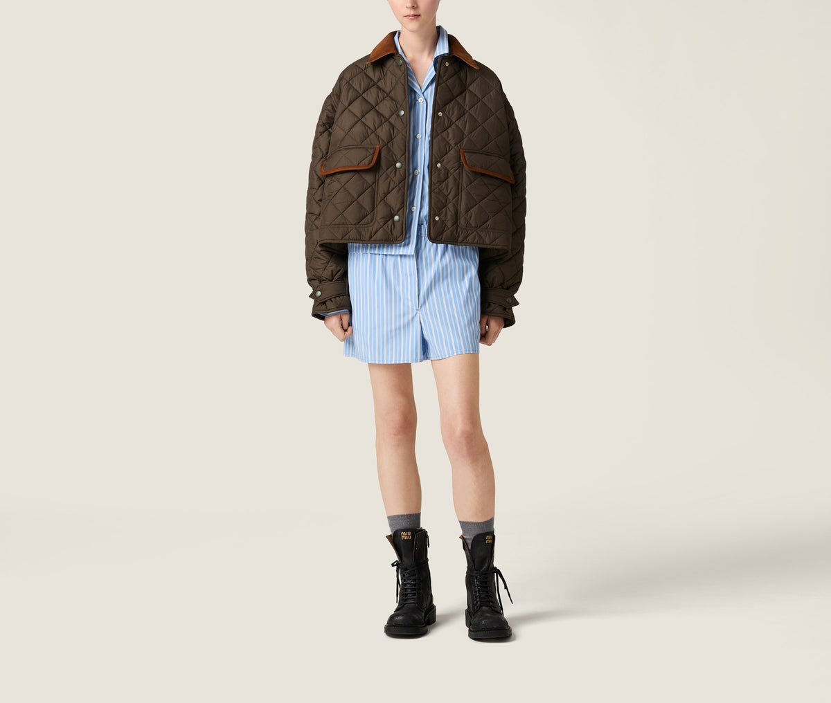 Winniemodo,Winnie modo,Miu Miu ML131017OOF0161,Miu Miu technical blouson jacket,Miu Miu jacket,Miu Miu jacket sale,Miu Miu ja