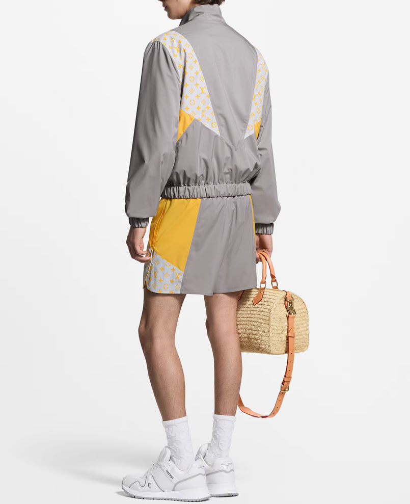 Louis Vuitton 1AHVQR,LV 1AHVQR,Louis Vuitton monogram track shorts,LV monogram track shorts,Louis Vuitton grey shorts,LV grey