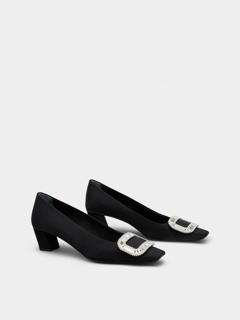 Winniemodo,Winniemodony,Roger Vivier RVW00602220RS0B999,Roger Vivier Belle pumps satin,Roger Vivier satin pump,Roger Vivier s