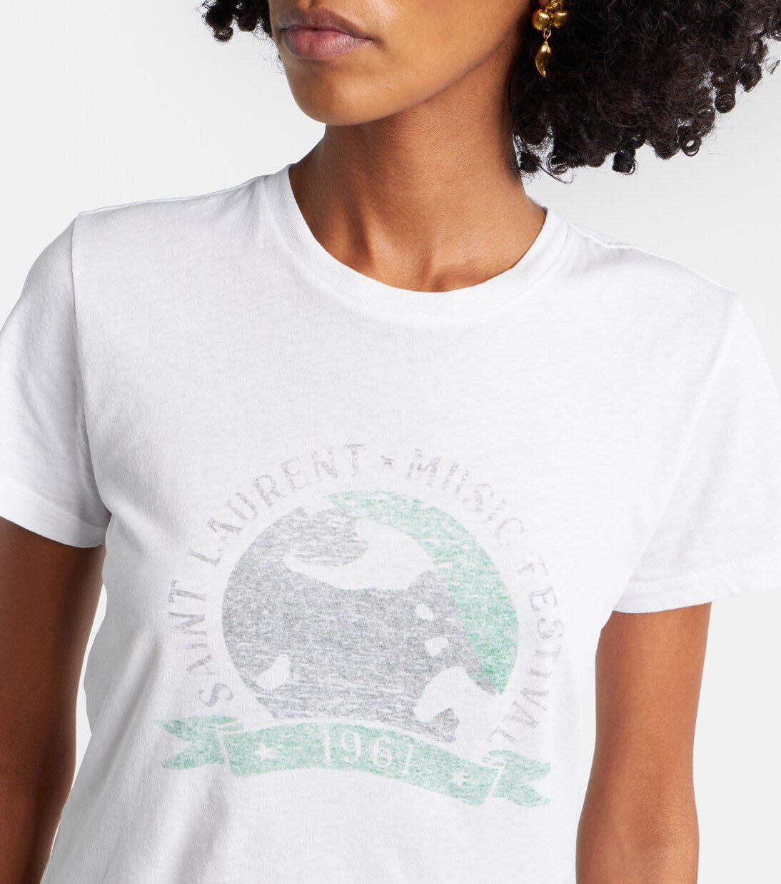 Winniemodo,Winniemodony,Saint Laurent 817047,YSL 817057,Saint Laurent Music Festival T-shirt,Ysl Music Festival T-shirt,Saint