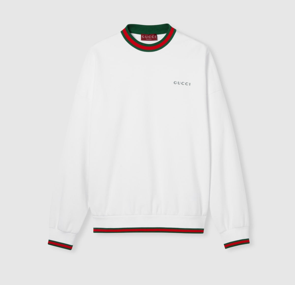 Winniemodo,Winnie modo,Gucci 833932 XJHCS,Gucci piquet sweatshirt,Gucci sweater,Gucci sweater sale,Gucci sweater white,Gucci