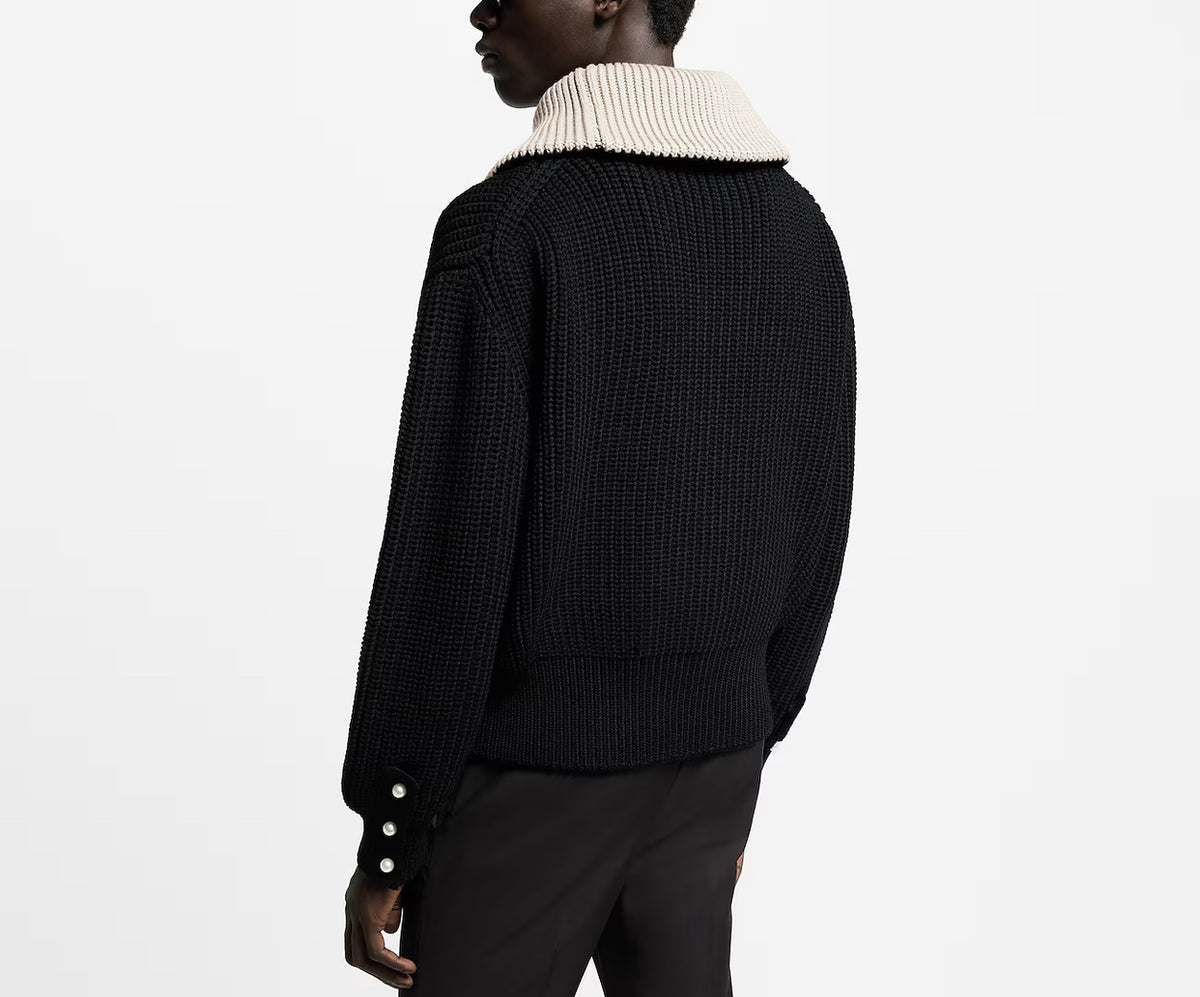 Winniemodo,Winnie modo,Louis Vuitton 1AHC13,LV 1AHC13,Louis Vuitton wool half zip pullover,Louis Vuitton pullover,LV pullover