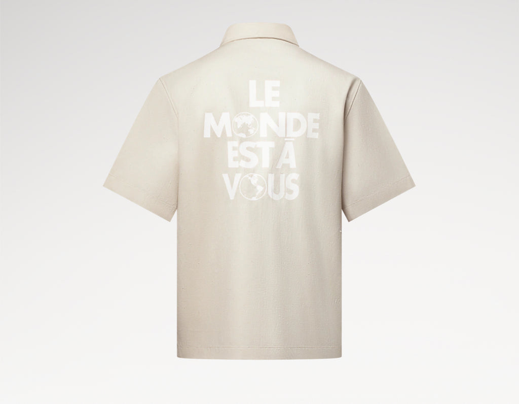 Louis Vuitton 1AHCHWC,LV 1AHCHWC,Louis Vuitton short sleeved shirt,Louis Vuitton short sleeved white shirt,LV short sleeved m