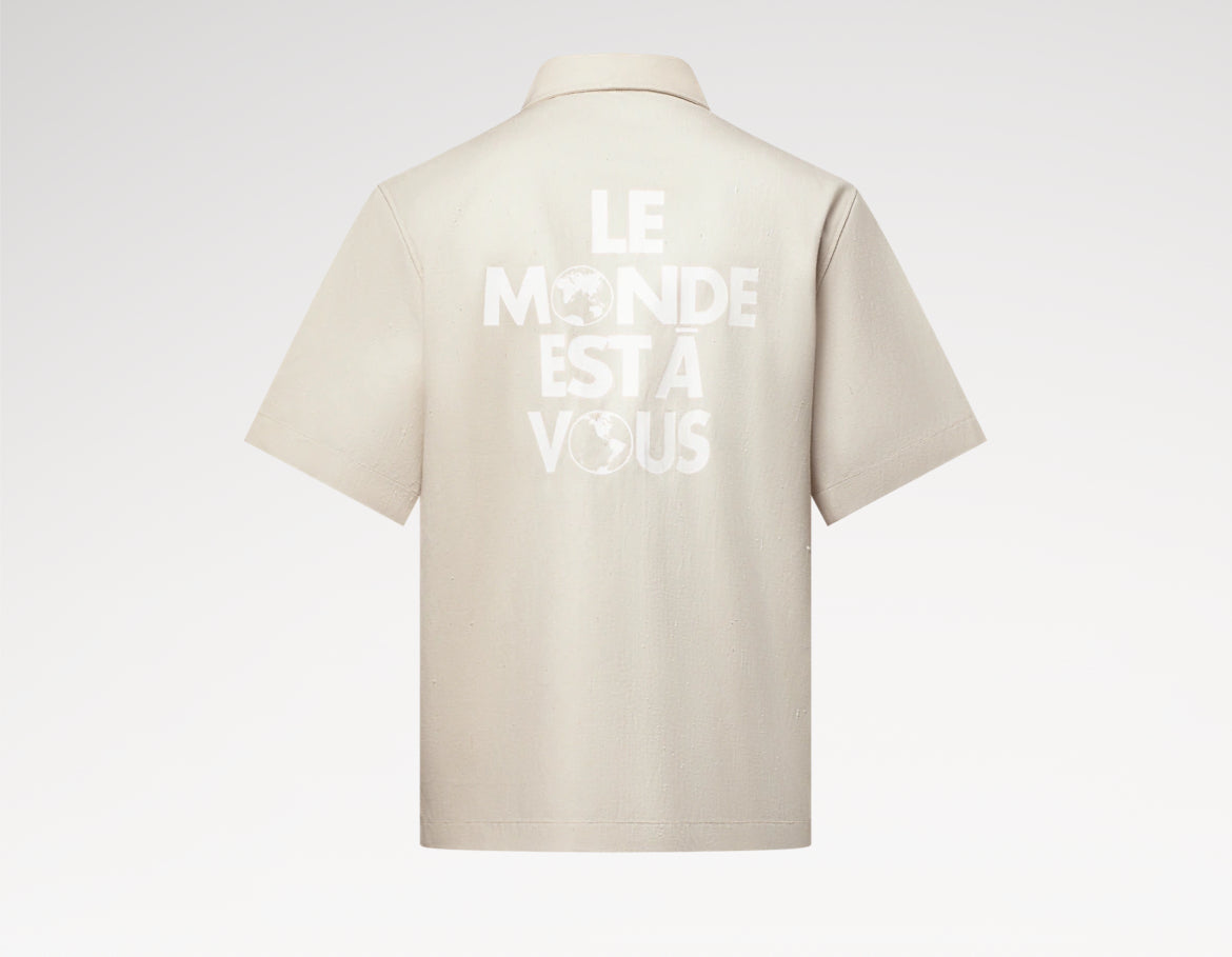 Louis Vuitton 1AHCHWC,LV 1AHCHWC,Louis Vuitton short sleeved shirt,Louis Vuitton short sleeved white shirt,LV short sleeved m
