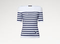 Louis Vuitton 1AHJDY,LV 1AHJDY,Louis Vuitton stripes knit top,Louis Vuitton stripes top,Louis Vuitton womens top,LV striped t