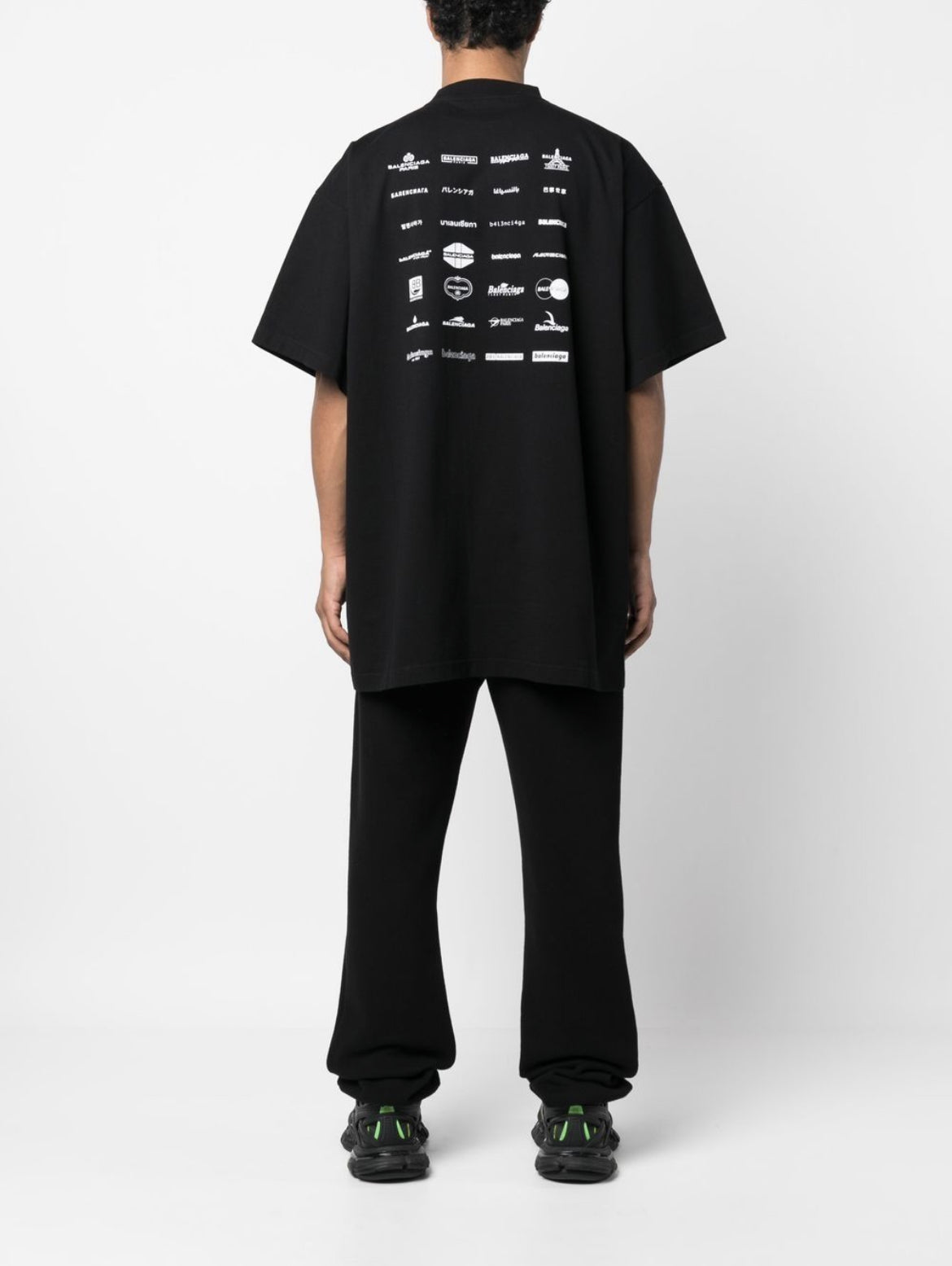 Balenciaga archives logos print cotton T-shirt