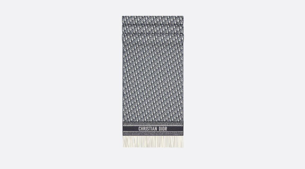 Dior oblique scarf,Dior scarf,Dior scarf grey monogram,DIOR men's scarf,Dior 01CDO309I093,Dior scarf online shop,Dior scarf o