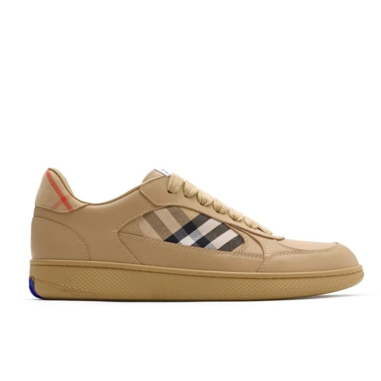 Burberry 81108091,Burberry Check Terrace Sneakers,Burberry checkered sneaker,Burberry check sneaker,Burberry sand check sneak