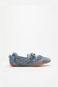 Winniemodo,Winniemodony,Acne Studios FN-WN-SHOE000941,Acne Studios lace leather sneaker,Acne Studios sneaker blue,Acne Studio