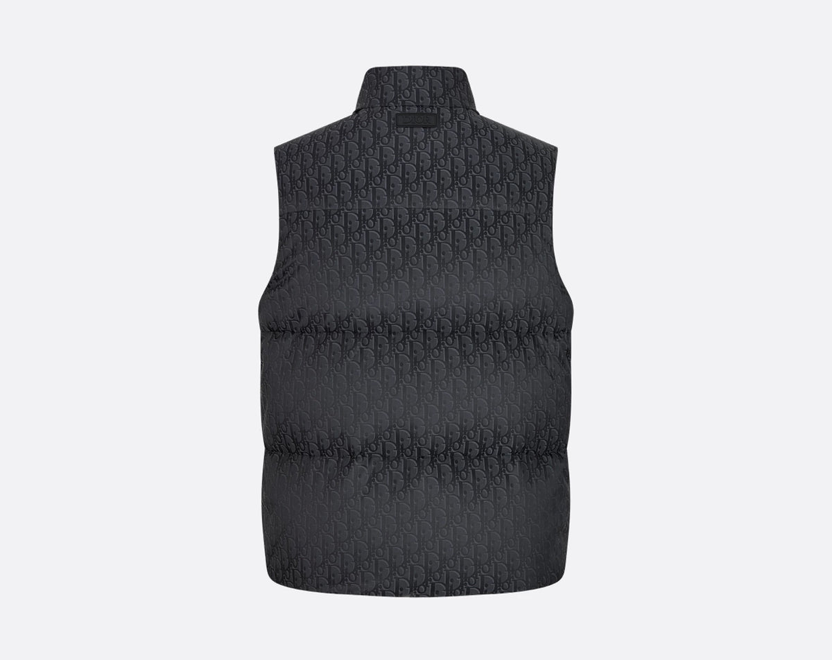 Winniemodo,Winniemodony,Dior 513C415B3093,Dior oblique down vest,Dior monogram down vest,Dior down vest black,Dior down vest