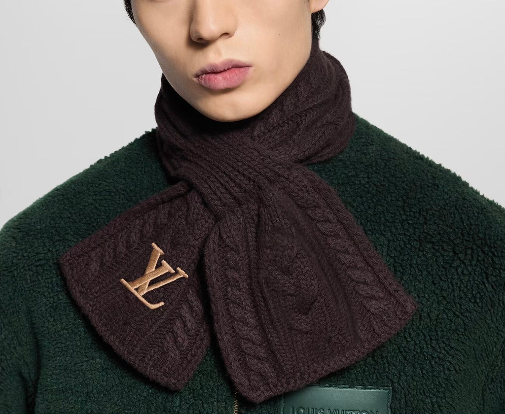 Winniemodo,Winniemodony,Louis Vuitton M96756,LV M96756,Louis Vuitton Only LV mini comfy scarf,LV mini cable scarf,Louis Vuitt