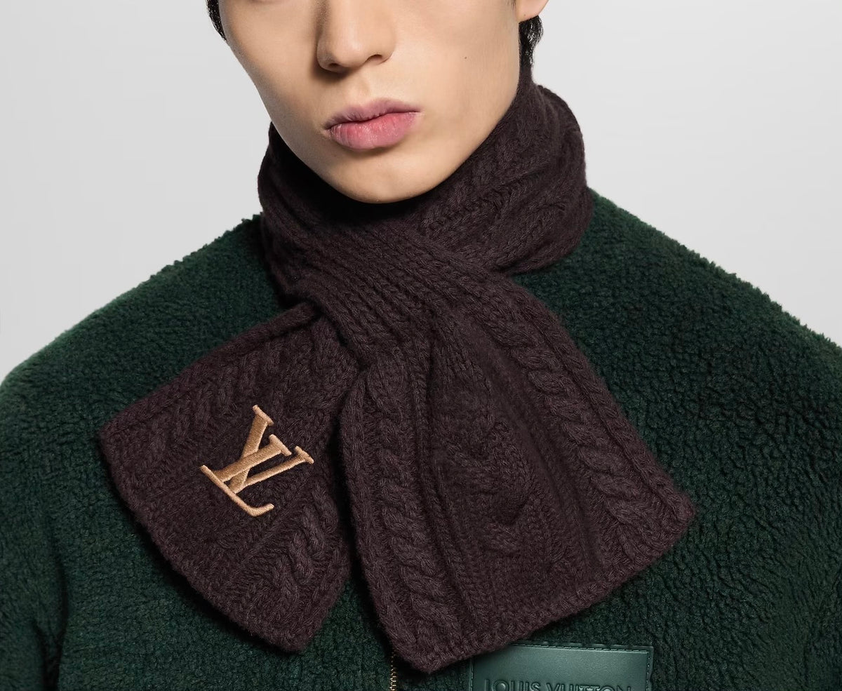 Winniemodo,Winniemodony,Louis Vuitton M96756,LV M96756,Louis Vuitton Only LV mini comfy scarf,LV mini cable scarf,Louis Vuitt