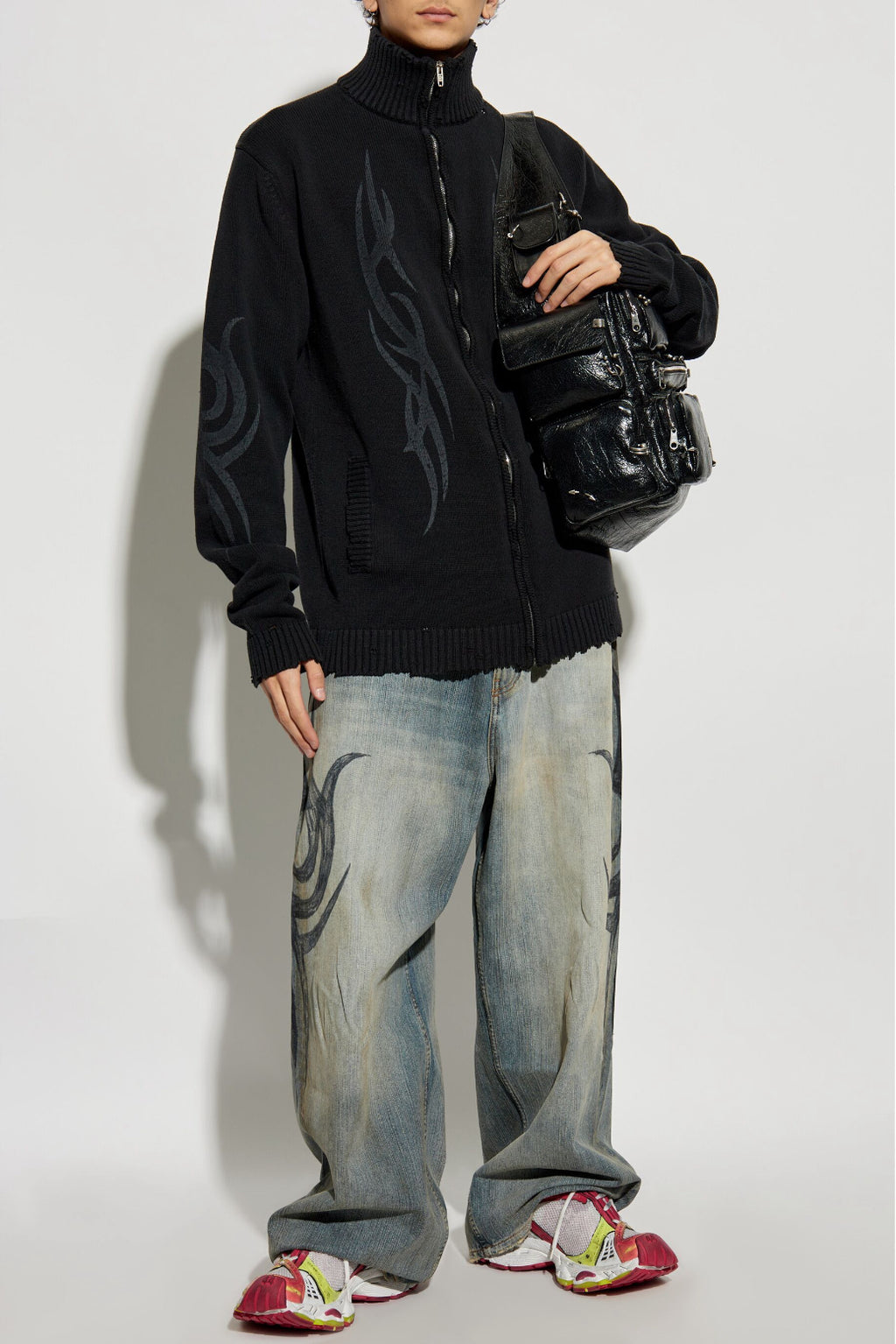 Balenciaga 808489T3336,Balenciaga cardigan,Balenciaga zip up cardigan,Balenciaga cardigan authenticity,Balenciaga cardigan on