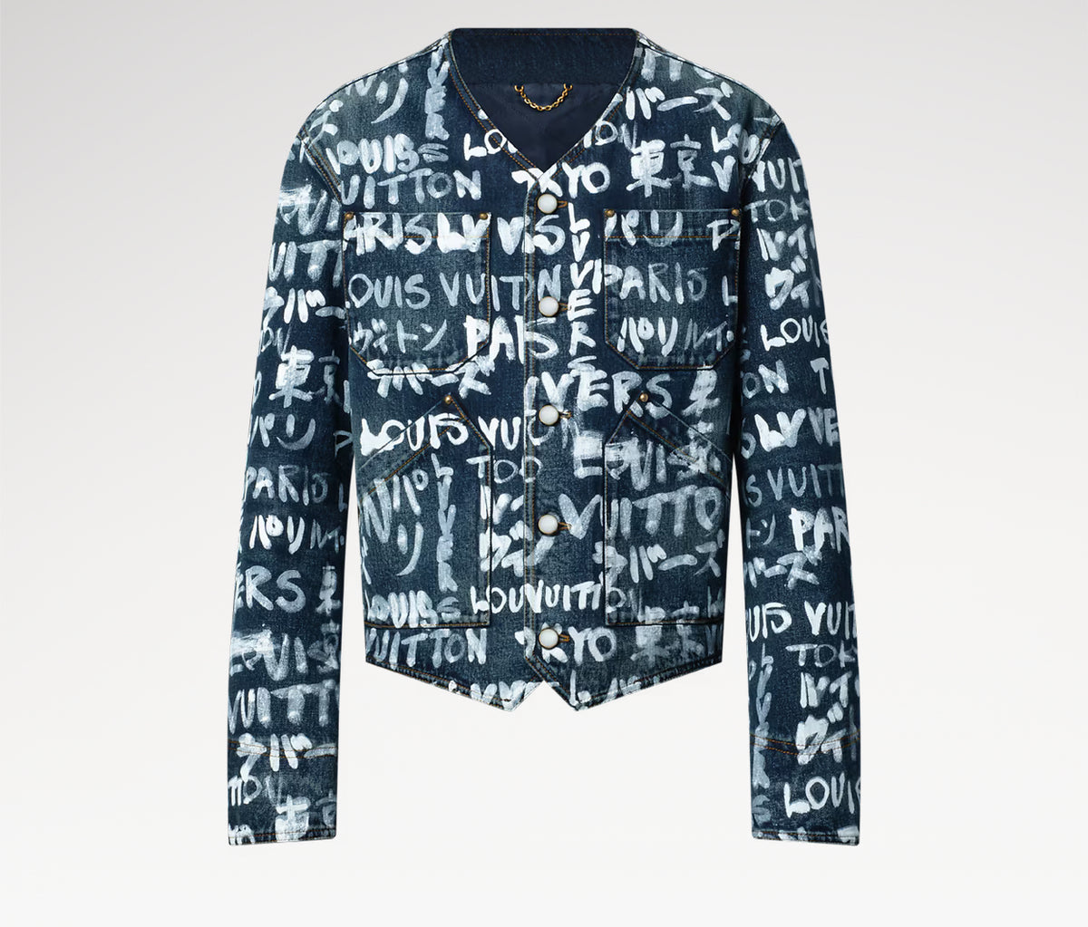 Winniemodo,Winniemodony,Louis Vuitton 1AILLK,LV 1AILLK,Louis Vuitton denim jacket,LV denim jacket,Louis Vuitton graffiti jack