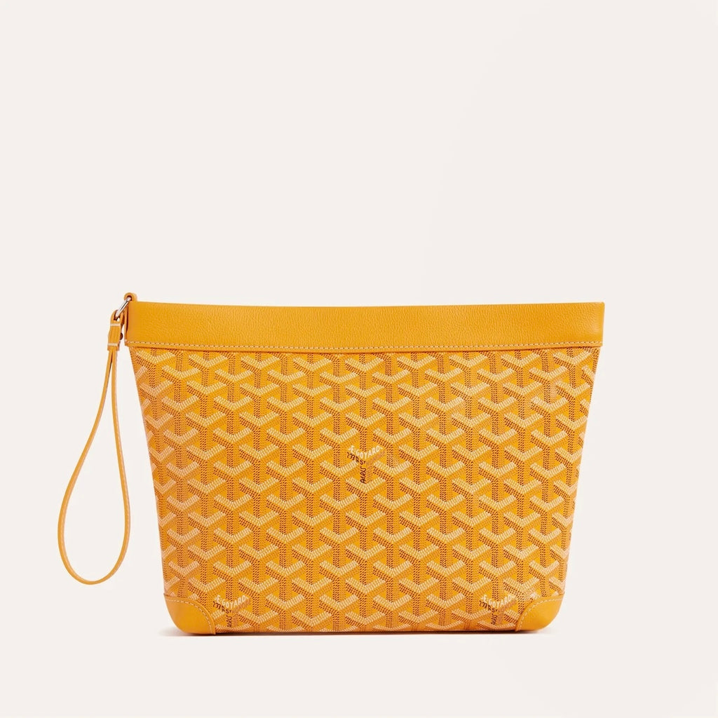 Winniemodo,Winniemodony,Goyard Conti Pouch yellow,Goyard pouch yellow,Goyard pouch sale,Goyard clutch yellow,Goyard clutch sa