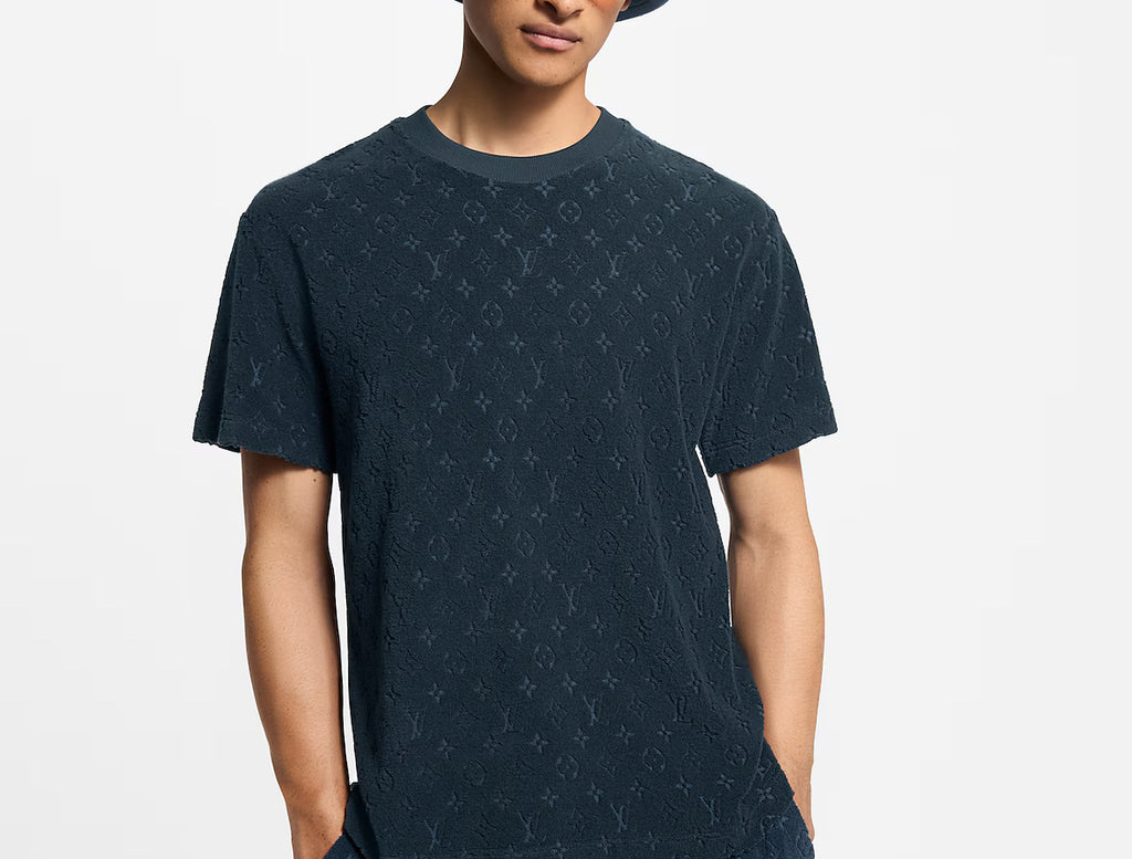 Louis Vuitton 1AHWBC,LV 1AHWBC,Louis Vuitton monogram french terry T-shirt,Louis Vuitton monogram T-shirt,LV monogram T-shirt