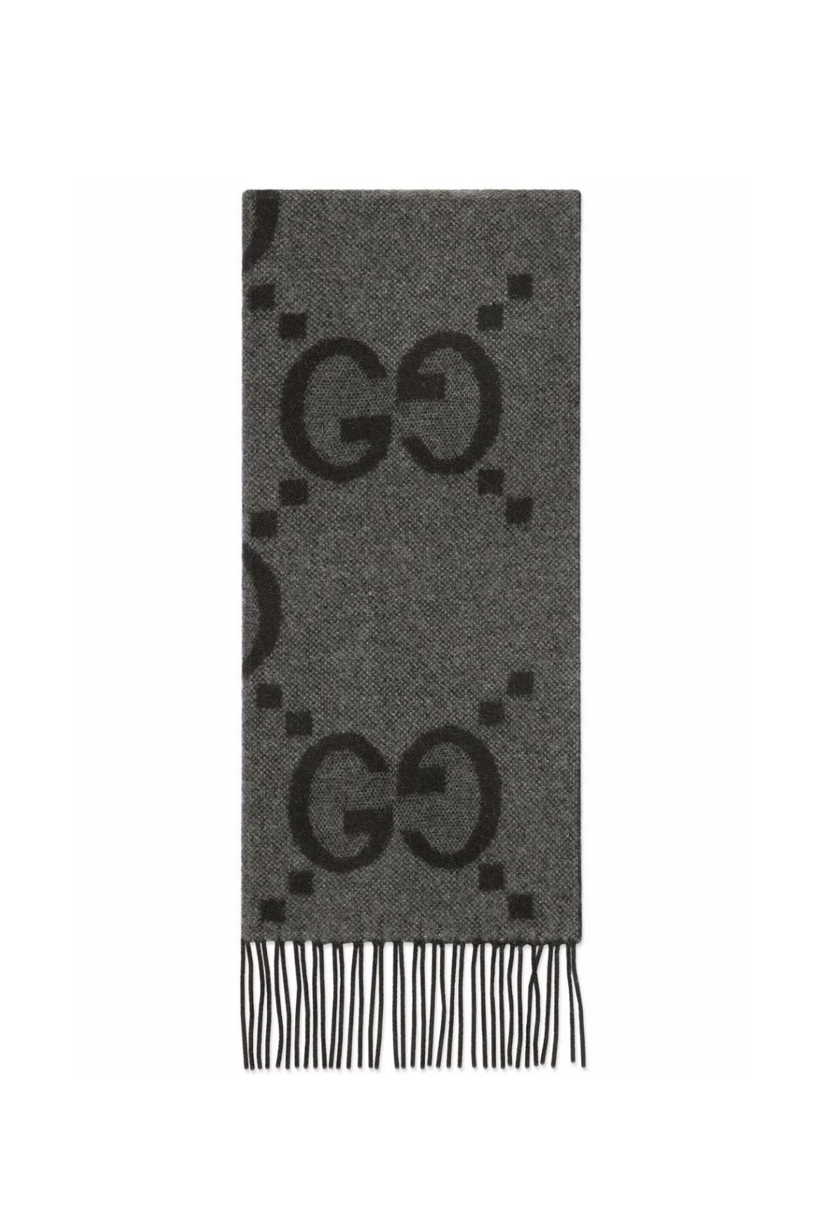 Gucci GG jacquard cashmere scarf