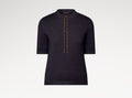 Louis Vuitton 1AGNGT,LV 1AGNGT,Louis Vuitton knit top,Louis Vuitton grey top,Louis Vuitton short sleeves top,Louis Vuitton sh