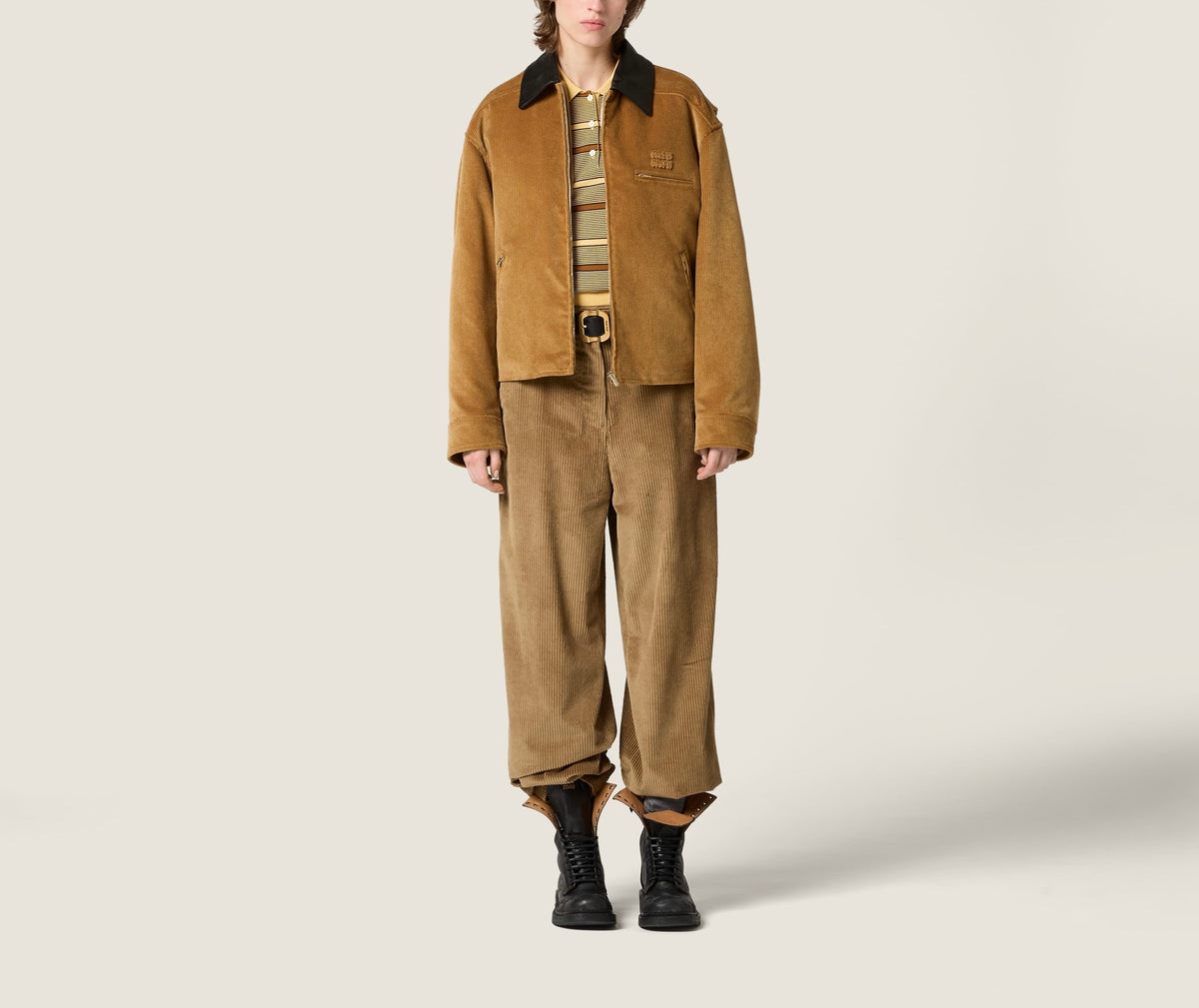 Winniemodo,Winnie modo,MIU MIU ML1336,Miu Miu padded corduroy blouson,MIU MIU corduroy jacket,Miu Miu jacket,Miu Miu jacket s