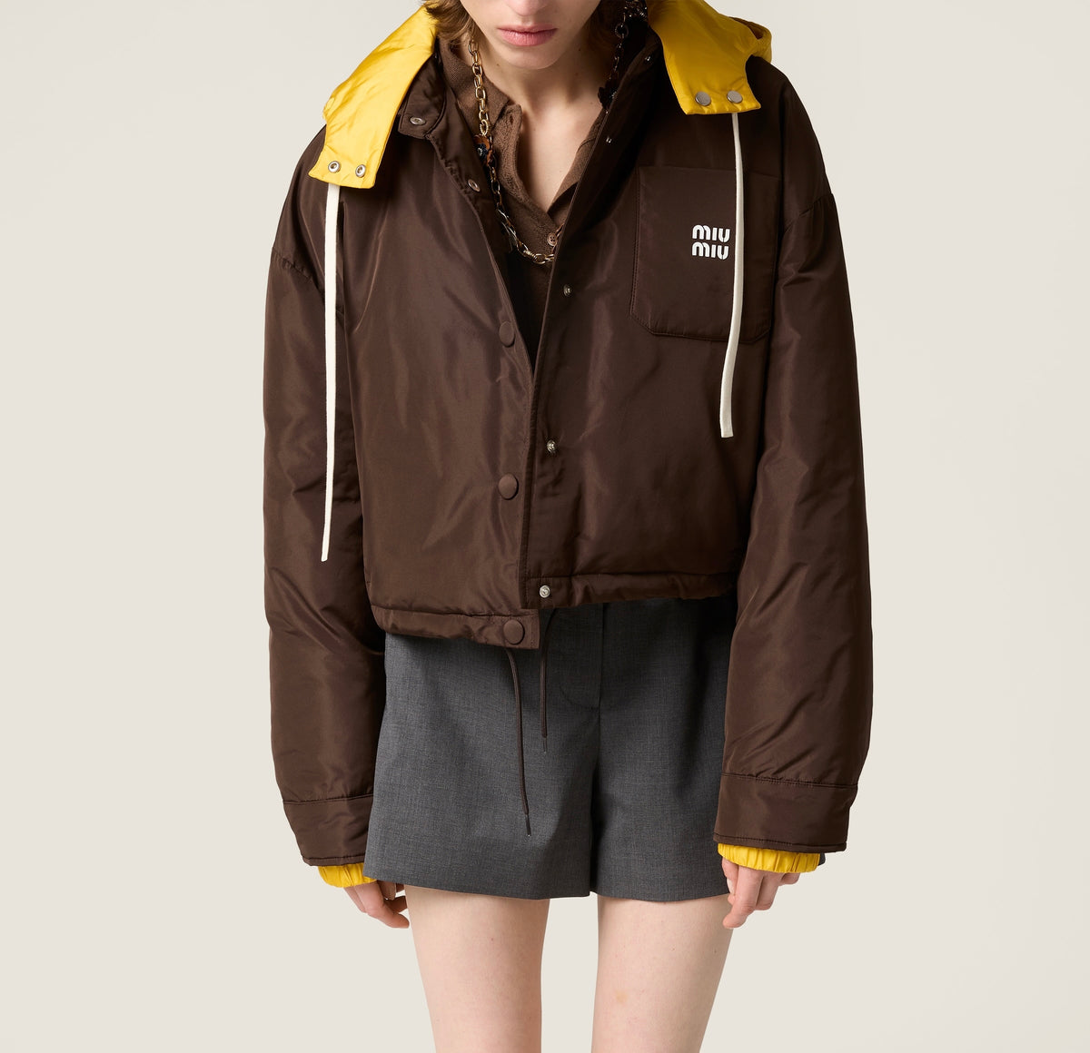 Winniemodo,Winnie modo,MIU MIU ML1315,Miu Miu Technical down jacket,Miu Miu down jacket,Miu Miu down jacket sale,Miu Miu down