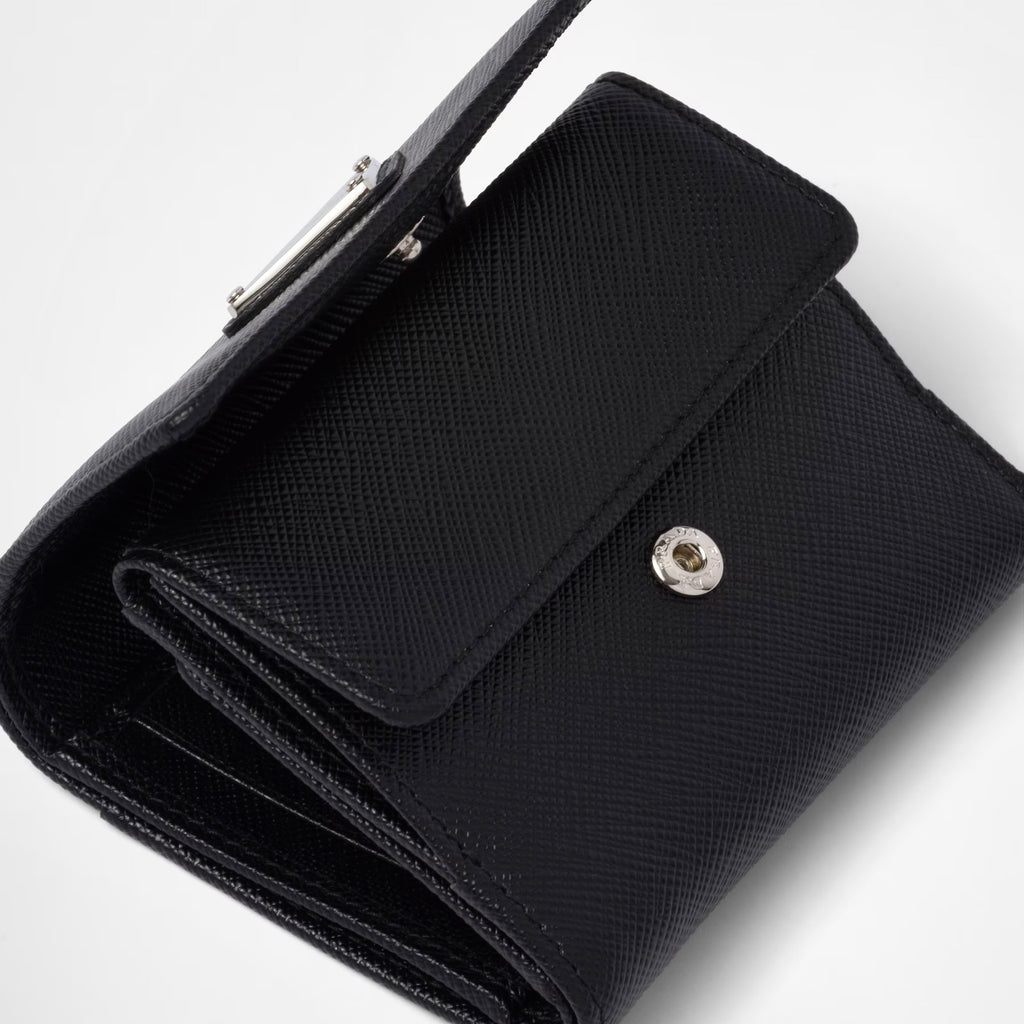 Prada 1MH043_QHH_F0632,Prada Small Saffiano leather wallet,Prada Saffiano leather wallet,Prada Saffiano leather wallet on sal