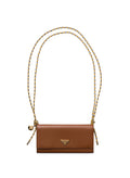 Winniemodo,Winniemodony,Prada 1MT027,Prada wallet on chain,Prada wallet on chain sale,Prada wallet on chain brown,Prada WOC B