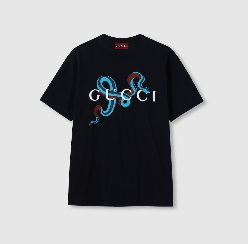 Gucci 796395XJG4T,Gucci snake t-shirt,Gucci new year t-shirt,Gucci T-shirt,Gucci T-shirt on sale, Gucci T-shirt authenticity,