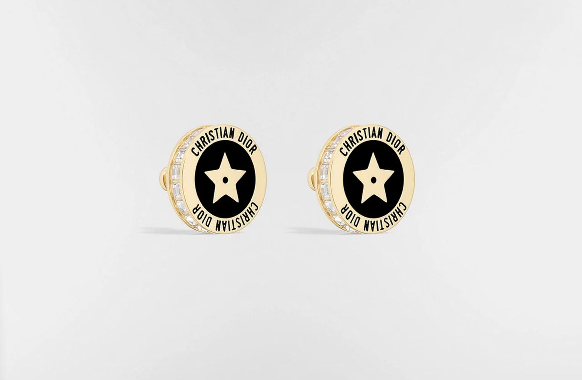 Winniemodo,Winniemodony,Dior E4343WOMLQ,Dior Night code earrings sale,Dior stud earrings,Dior stud black,Dior stud black sale