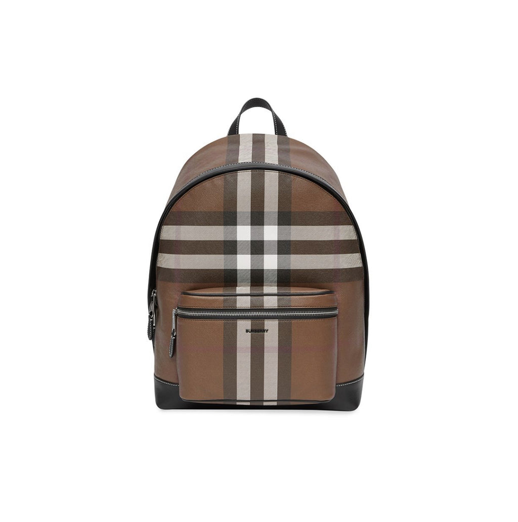 Burberry check pattern backpack
