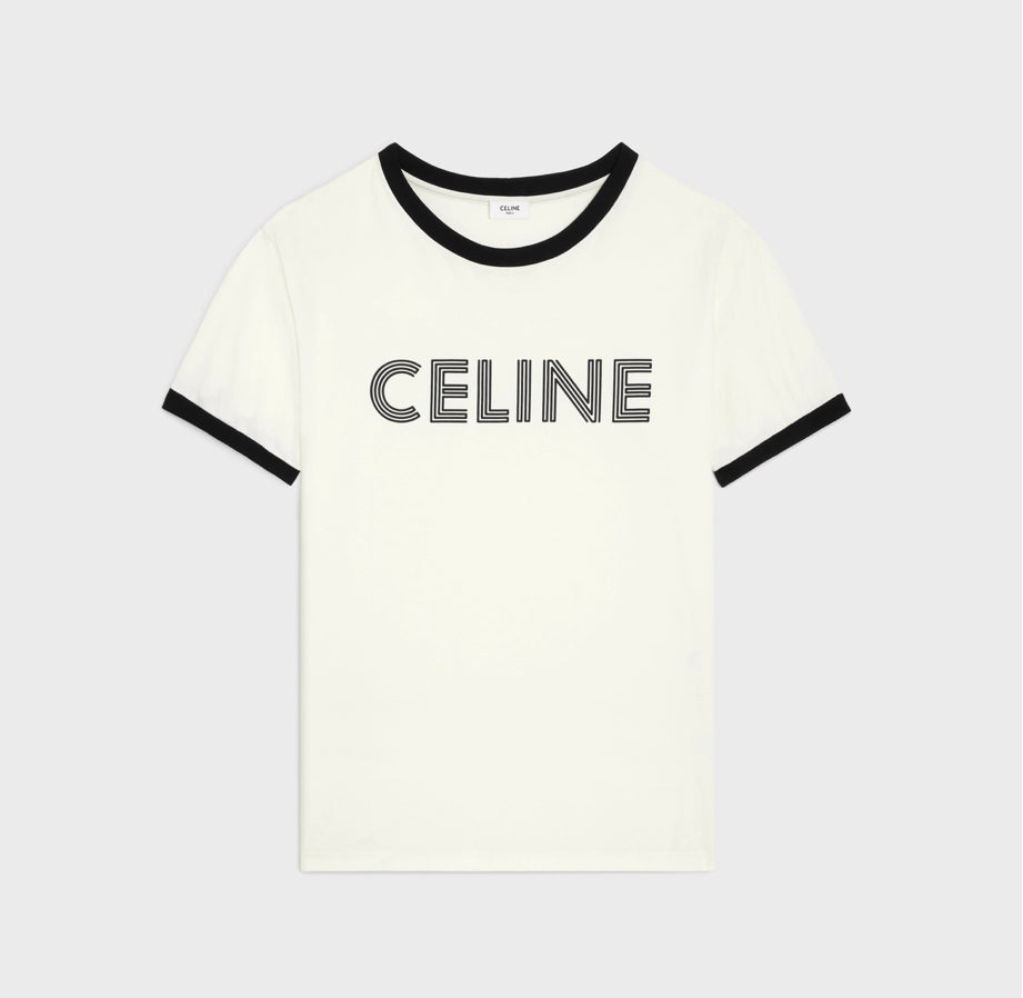 Celine loose T-shirt in cotton jersey ,celine T-shirt online shop,celine T-shirt outlet ,celine men's T-shirt,celine 2X49I671
