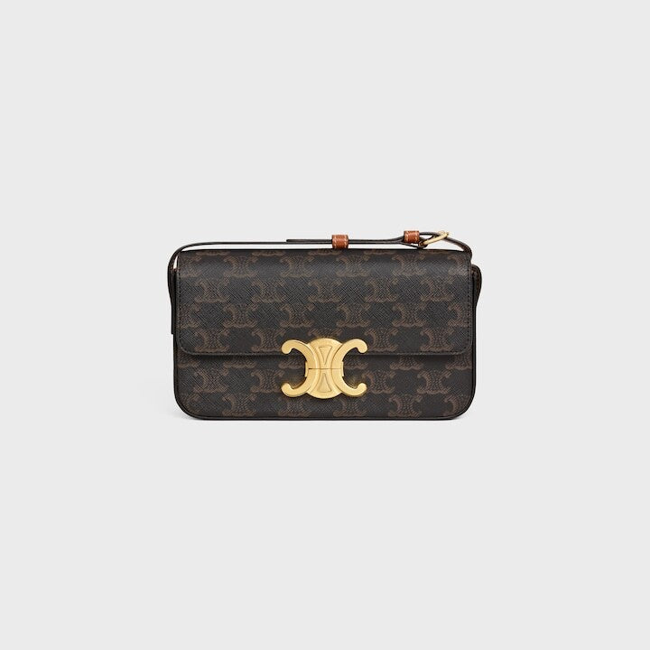 Winniemodo,Winnie modo,Celine Claude logo printed cowhide shoulder bag,Celine bag,Celine bag sale,Celine shoulder bag,Celine