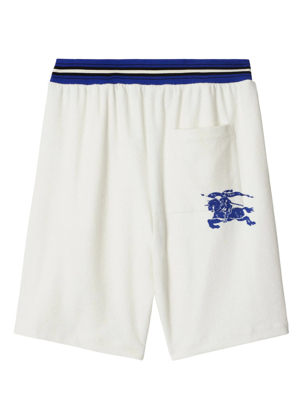 Burberry 8090060,Burberry EKD print shorts,Burberry EKD print white shorts,Burberry white cloth shorts,Burberry mens white sh