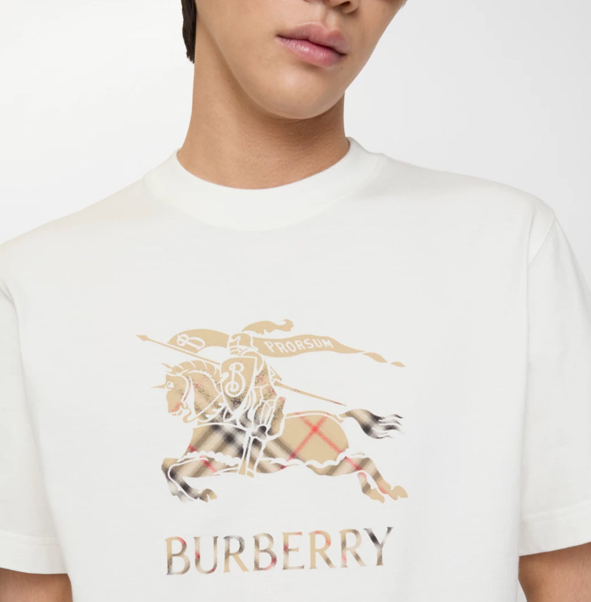 Winniemodo,Winniemodony,Burberry 81190141,Burberry EKD T-shirt,Burberry EKD T-shirt white,Burberry white T-shirt,Burberry t-s