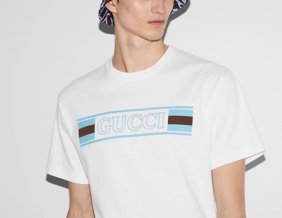 Gucci 796395XJG3P,Gucci T-shirt,Gucci tee,Gucci T-shirt on sale,Gucci T-shirt authenticity,Gucci T-shirt outlet,Gucci T-shirt