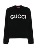 Winniemodo,Winnie modo,Gucci 770072 XKEBC,Gucci intarsia logo wool sweater,Gucci logo sweater,Gucci sweater,Gucci sweater bla