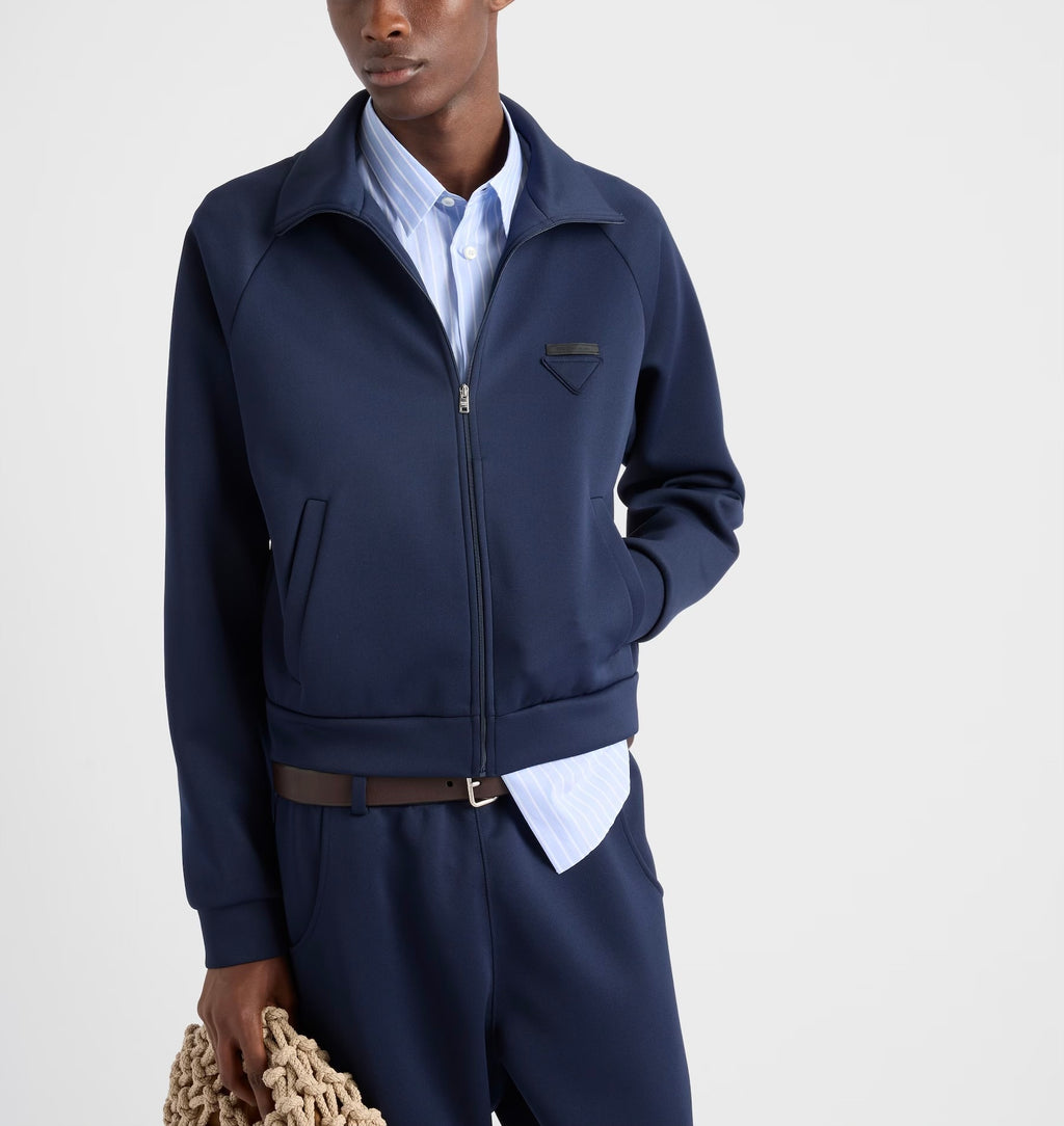 Winniemodo,Winnie modo,Prada UJL37C_1TQX,Prada zippered technical fabric jacket,Prada zip up jacket,Prada jacket navy,Prada j