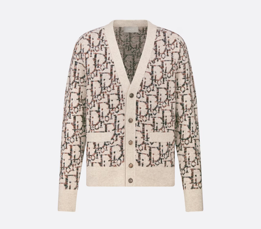 Dior oblique cardigan,Christian Dior ,Dior online shop ,Dior on sale,Dior Outlet, Dior women's fashion,Dior 213M233AT662 ,Dio