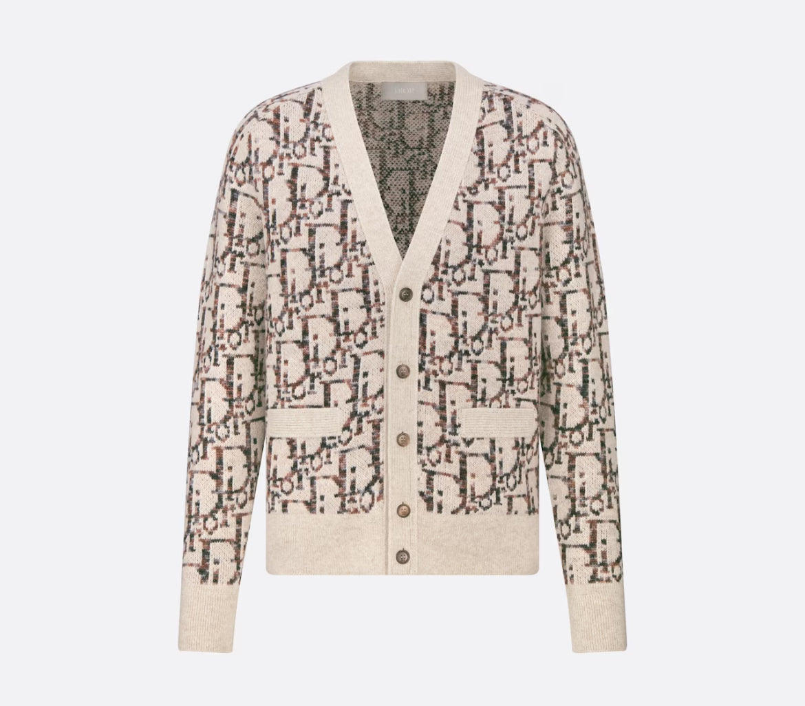 Dior oblique cardigan,Christian Dior ,Dior online shop ,Dior on sale,Dior Outlet, Dior women's fashion,Dior 213M233AT662 ,Dio